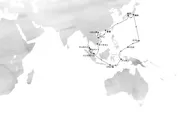 アジア パシフィックグランドクルーズ航路図