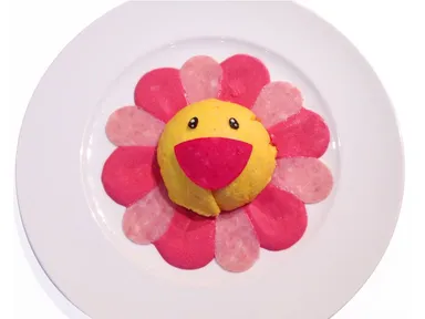 お花オムライス