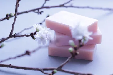 季節限定手作り石けん『さくら』5