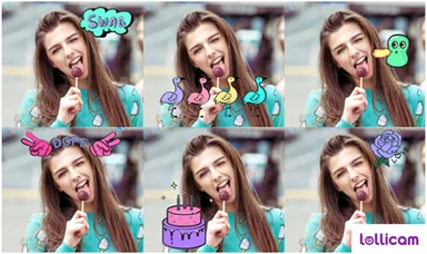 400種類以上のスタンプ