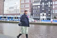 安藤 美冬　アムステルダムにて