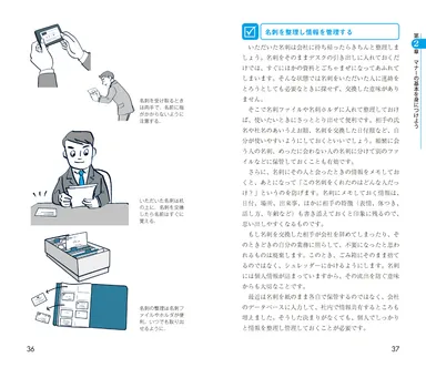 名刺交換・管理の仕方ページ