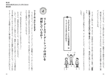 「リーダーとリーダーシップの違いを理解しているか？」ページ