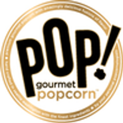 POP! gourmet popcornのロゴ