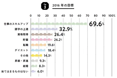 グラフ3：2016年の目標