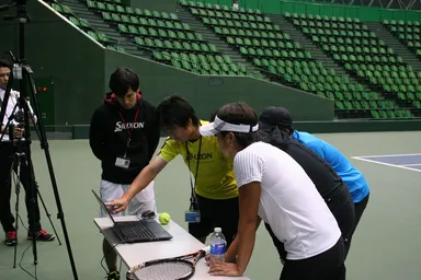 奈良くるみテスト中の様子1