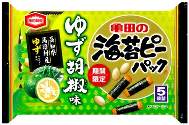 82g 海苔ピーパック ゆず胡椒味