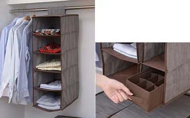 ハンギングラック＆専用仕切りケース