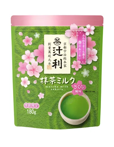 「＜辻利＞抹茶ミルク さくら風味」