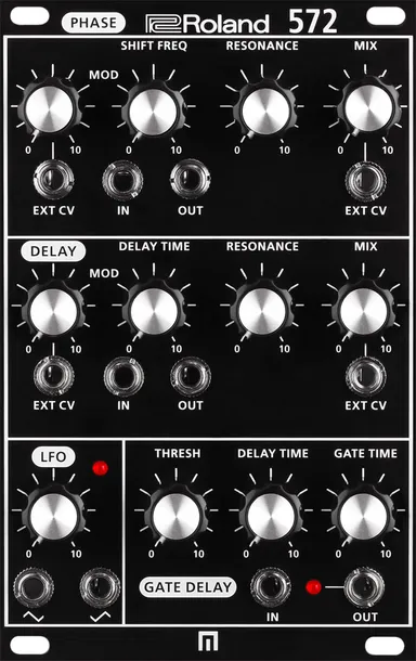 「SYSTEM-500 572 Modular PHASE SHIFTER / DELAY / LFO」(エフェクト)