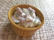 炒り大豆のヨーグルトサラダ