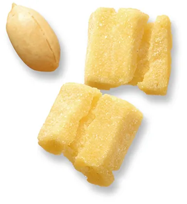 しお生地、ピーナッツ