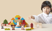 子どもの発想や考える力を育む木製玩具