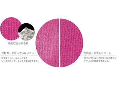 花粉ガード実験結果