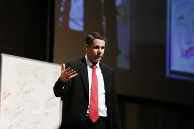 マイケル・ボルダック講演の様子 1