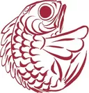 井上 文太作　鯛ロゴ