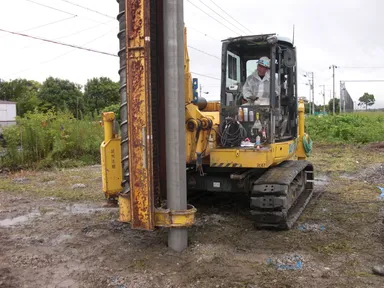 CDP工法の施工実験