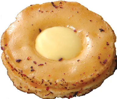 チーズおかきはちみつ梅味生地2