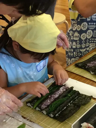 巻寿司教室の様子
