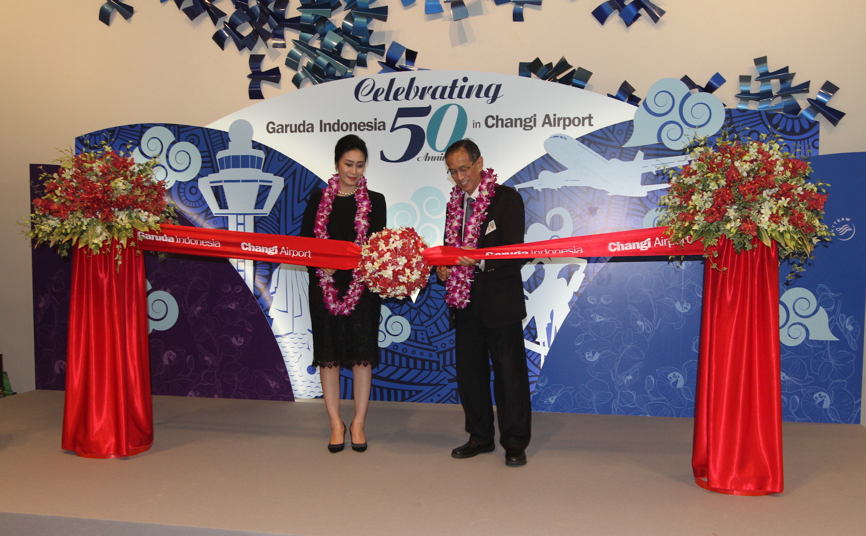 ガルーダ インドネシア航空 創立記念日である1月26日 火 にシンガポールでセレモニーを開催 ガルーダ インドネシア航空会社のプレスリリース