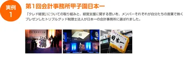 クレド経営の効果 第1回会計事務所甲子園