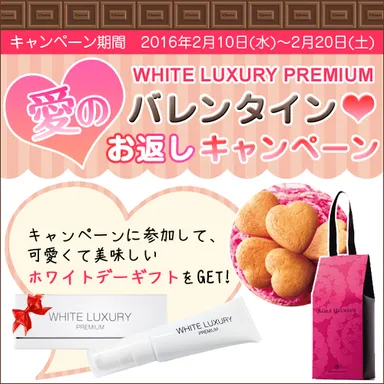 愛のバレンタインデーお返しキャンペーン