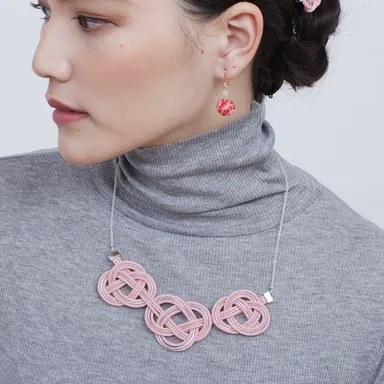 【新作】「NIJI SONG」　水引を使ったアクセサリー