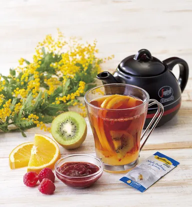 ミモザフルーツティー