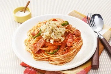 『ご飯にかける岩下の新生姜』調理例／パスタ