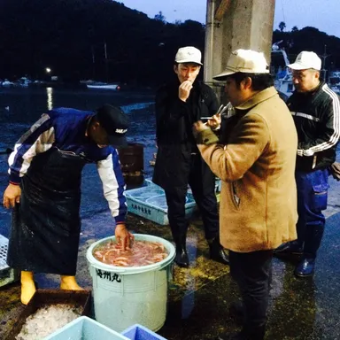 阿久根市魚類市場バイヤー視察