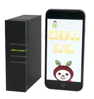 ＜スマートフォンとほぼ同じサイズの「ミルエコmini」＞