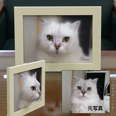 実際に顔が飛び出しています