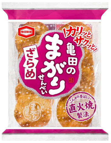 12枚 亀田のまがりせんべい ざらめ