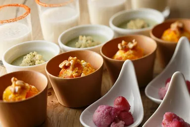 “スーパーフード”を使用した冷製料理