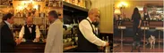 イタリアのカッフェ、バールでのバリスタの様子(イメージ)