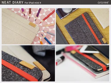 可愛いiPad mini4専用手帳型ケース