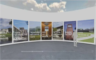 ART TRIPの展示室内イメージ