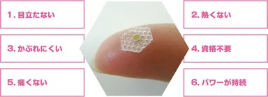 つぼシールの特徴