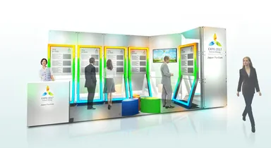 アスタナ万博日本館 PRブースイメージ