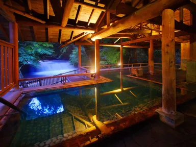 露天風呂『森のこだま』