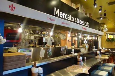 キッチンは屋台をモチーフに