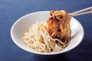 当店自慢の「日本一おいしいミートソース」