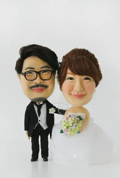 作品例(結婚洋装・立ち姿)