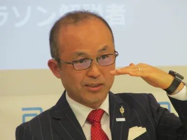 健康は前進する力、と金氏