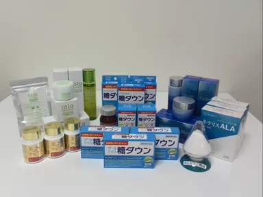 ALA含有商品群も展示され、訴求される機能性やカテゴリーの広がりを示しました。