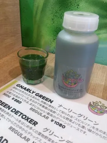 SUNSHINE JUICE／Gnarly Greenコールドプレスジュース