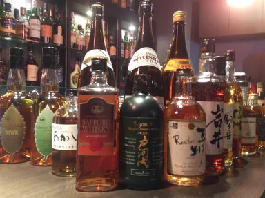 豊富なクラフトウイスキー