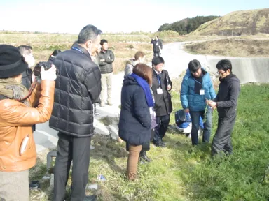 生産現場見学会の様子
