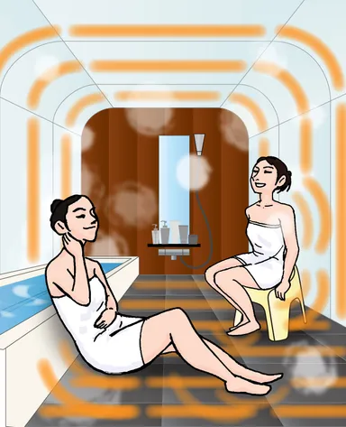 「浴室岩盤浴プラン」イメージ