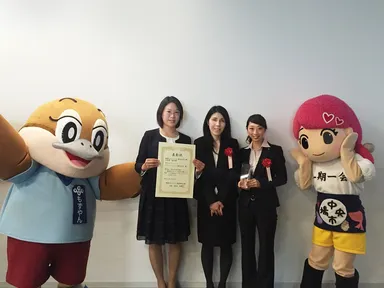 キャラクターと表彰